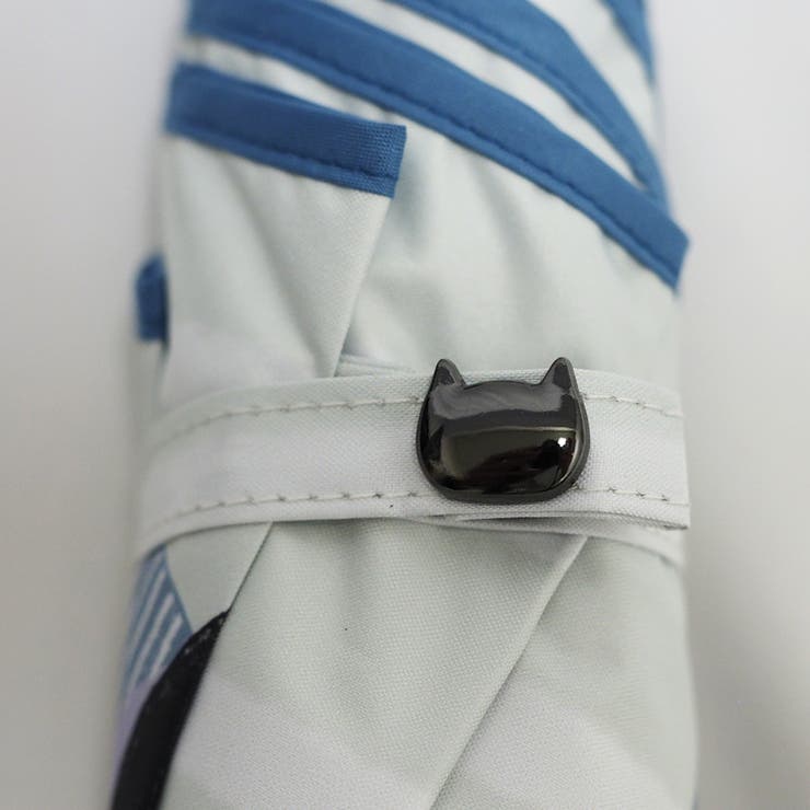 晴雨兼用傘 おやすみ猫柄 折畳み傘 日傘 ねこ ネコ | macocca | 詳細画像19 