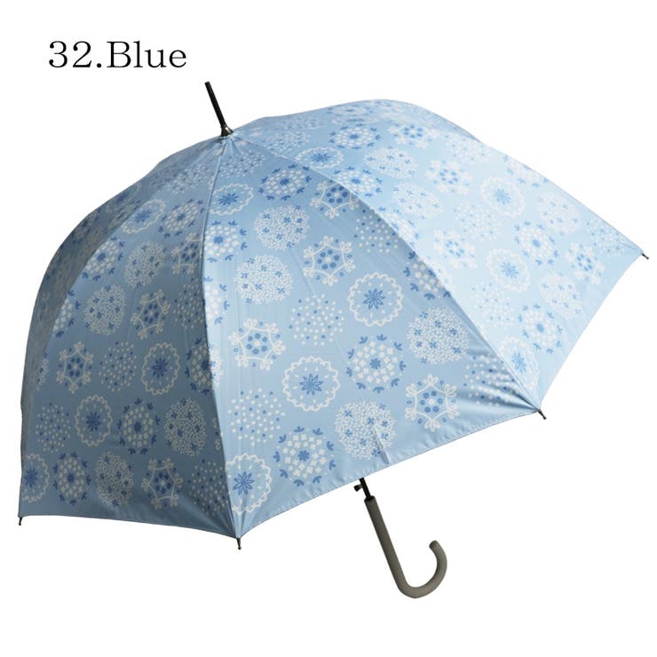 美品 Traditional Weatherwear 晴雨兼用傘 日傘 ドット柄 晴雨兼用傘 北欧ドット柄 ジャンプ傘 日傘[品番：MCOW0000764