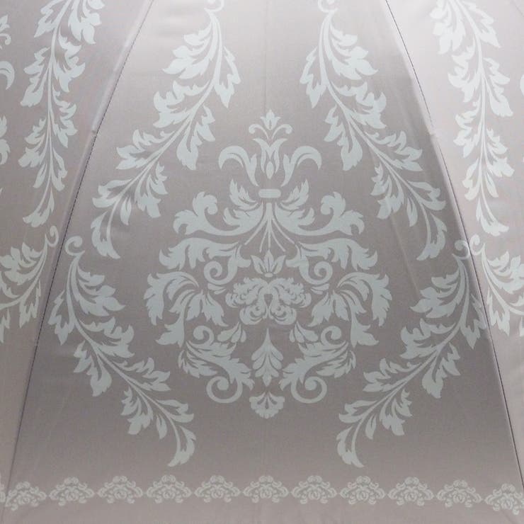 晴雨兼用傘 ダマスク柄 ジャンプ傘 日傘 | macocca | 詳細画像13 