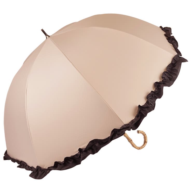 【27】グレージュ | 100％完全遮光 日傘 晴雨兼用傘 | macocca