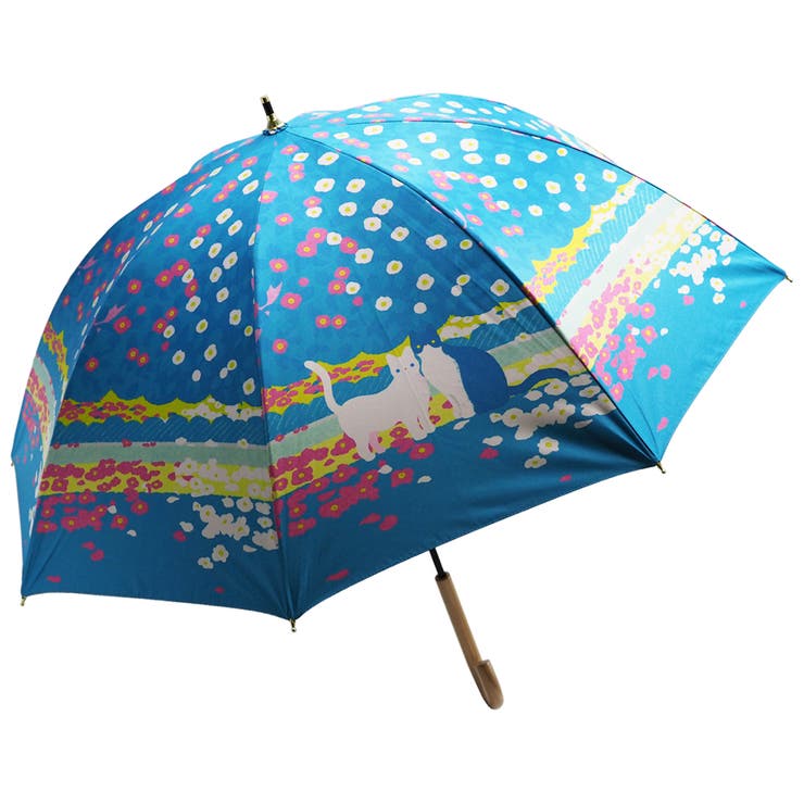 寄り添うふたり | 宮下和 MIYASHITA NODOKA イラスト 晴雨兼用 ショート傘 | macocca