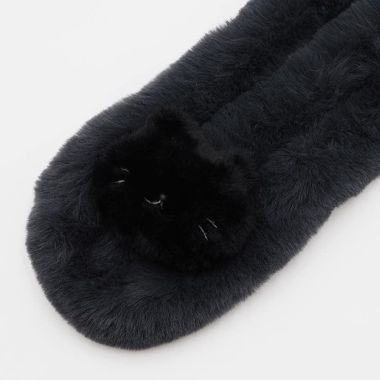 【12】チャコール | リサイクルエコファーねこティペット 猫 ネコ  | macocca