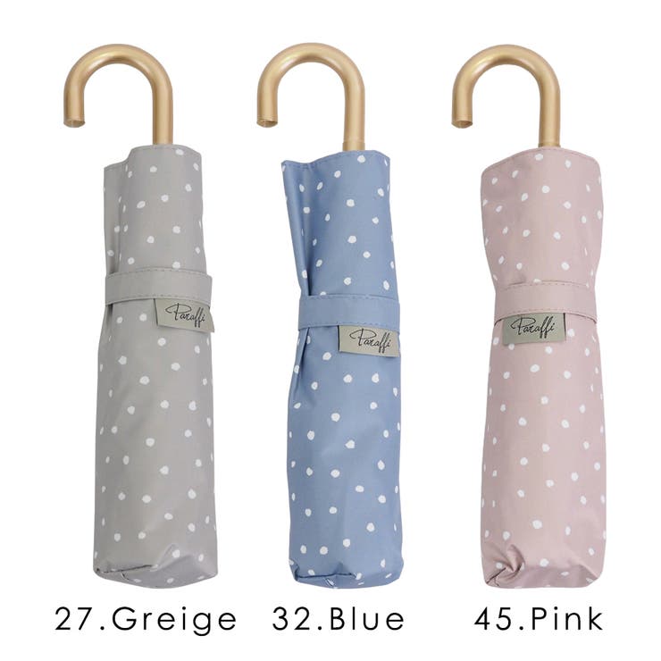  晴雨兼用 ドット柄 折畳み傘 | macocca | 詳細画像2 