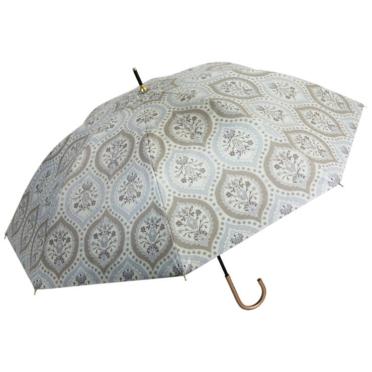 【13】グレー | ダマスク柄 手開きショート傘  | macocca