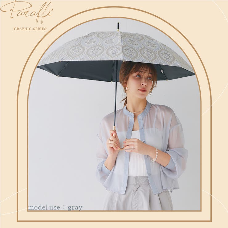 ダマスク柄 手開きショート傘  | macocca | 詳細画像6 