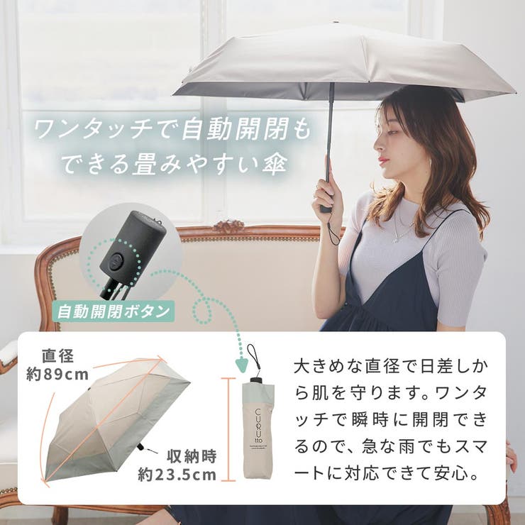 【2026新作】くるっと畳みやすい傘 CURUtto（クルット） 形状記憶 | macocca | 詳細画像13 