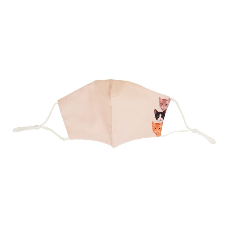 ♪373❤️ ねこ 猫 パール 花 マスクチェーン マスク ♪373❤️ ねこ猫