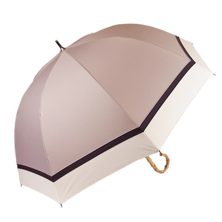 3色切替【24】モカ | 晴雨兼用 ショート傘 | macocca