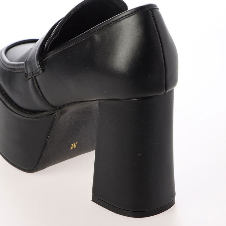 Mafmof(マフモフ) BLACK厚底ローファーシューズ 100wca | Mafmof | 詳細画像6 