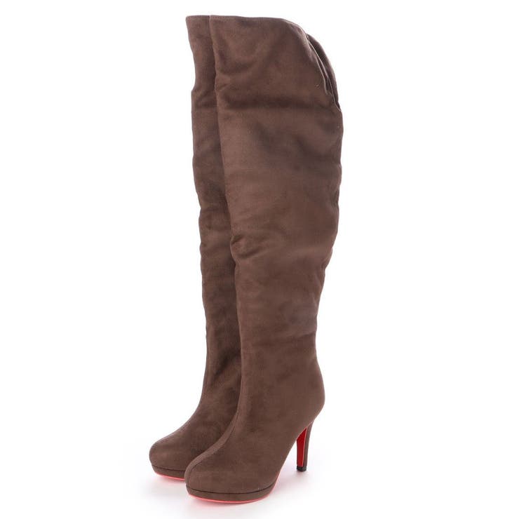 Mafmof レッドソールストーム入りニーハイ ロングブーツ 品番 Sa Mafmof マフモフ のレディースファッション通販 Shoplist ショップリスト