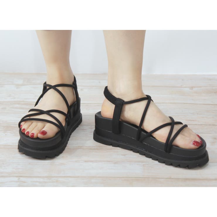 Realta レアルタ 厚底クロスライン サンダル 99scb 品番 Sa Mafmof マフモフ のレディースファッション通販 Shoplist ショップリスト