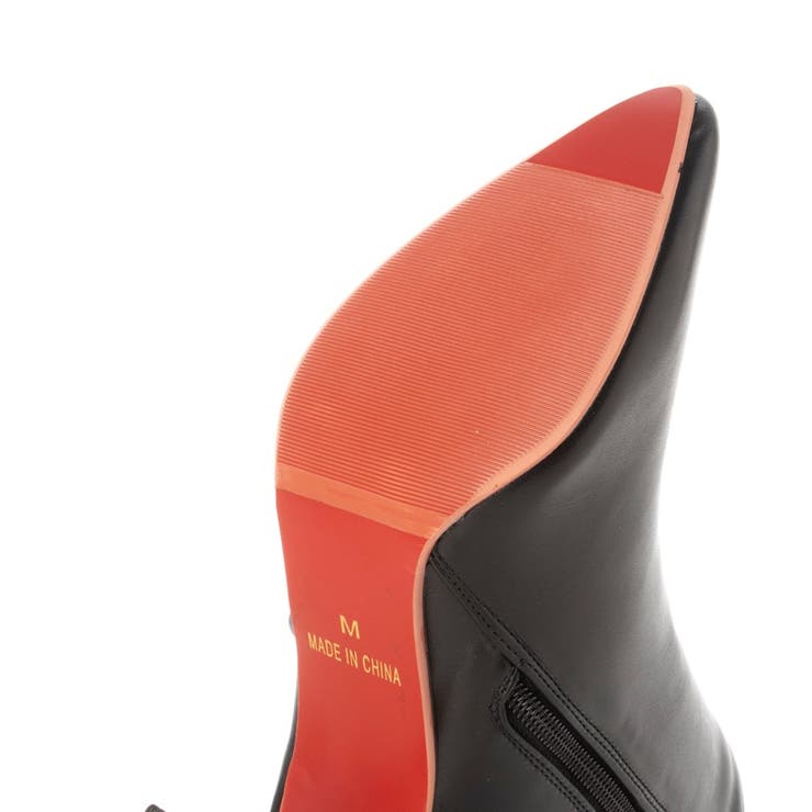 Mafmof(マフモフ) レッドソールポインテッドトゥヒール ブーツ | Mafmof | 詳細画像15 