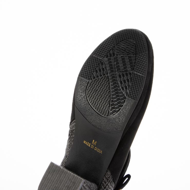 Realta(レアルタ)ビジューチャーム付き厚底フラワーカットショートブーツ | Mafmof | 詳細画像15 