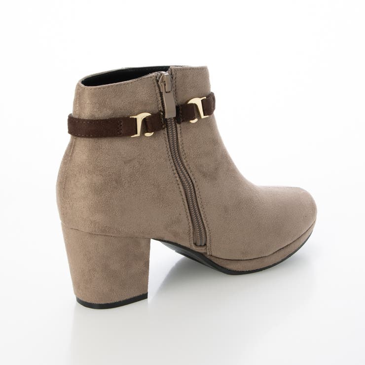 Realta(レアルタ)ビジューチャーム付き厚底フラワーカットショートブーツ | Mafmof | 詳細画像20 