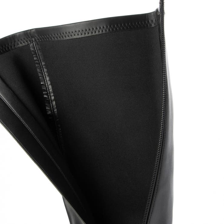 Mafmof(マフモフ)厚底ボリュームヒールストレッチロングブーツ | Mafmof | 詳細画像11 