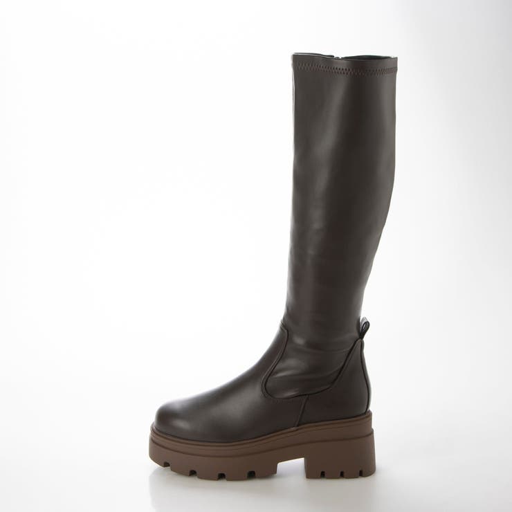 Mafmof(マフモフ)厚底トラックソールロングブーツ | Mafmof | 詳細画像14 