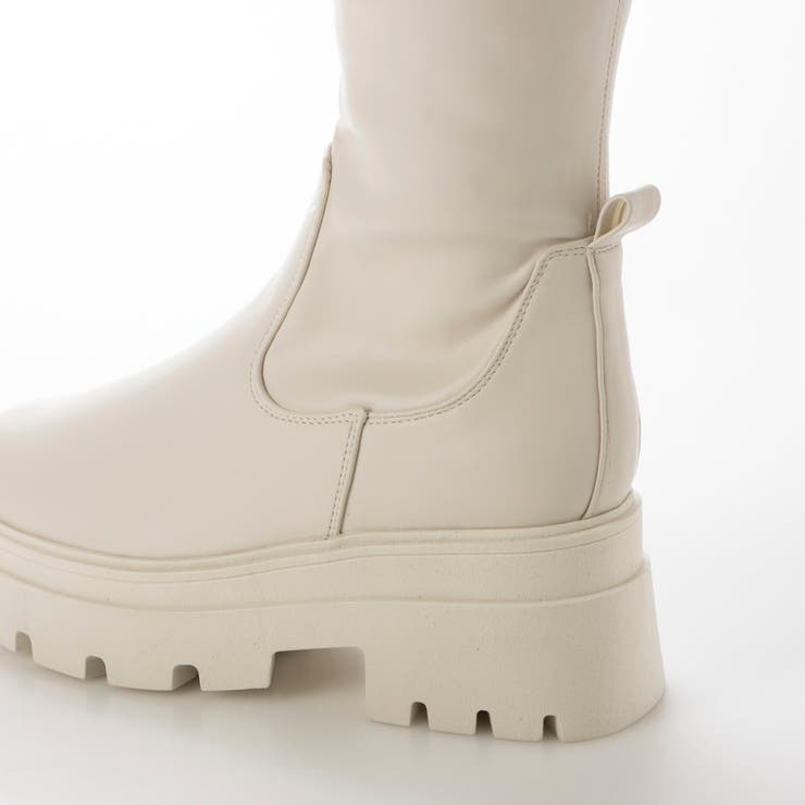 Mafmof(マフモフ)厚底トラックソールロングブーツ | Mafmof | 詳細画像18 