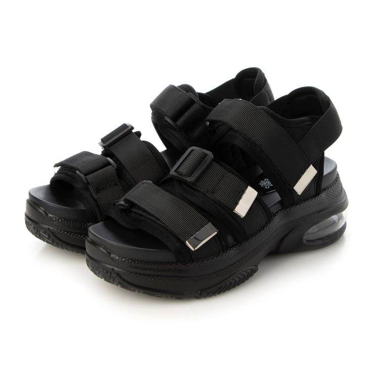 新品✨ サニタ プロフェッショナル カブリオ 36 サボ サンダル 厚底 黒 ZARA】ザラ 36 面ファスナーストラップ プラットフォーム
