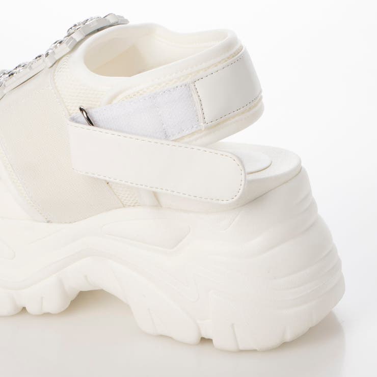 ファビオ♡厚底ボリュームソールサンダル Shoes in Closet サンダル 厚底 ボリュームソール ベルクロ