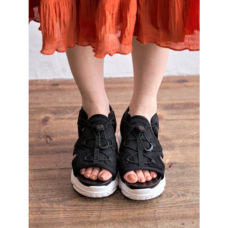 Realta(レアルタ)クッショニングソール厚底エアー底スポーツサンダル | Mafmof | 詳細画像5 