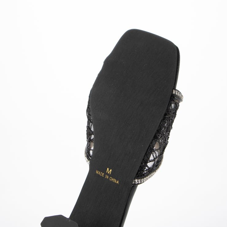 Realta(レアルタ)シースルーラメレースクリアヒールサンダル | Mafmof | 詳細画像23 