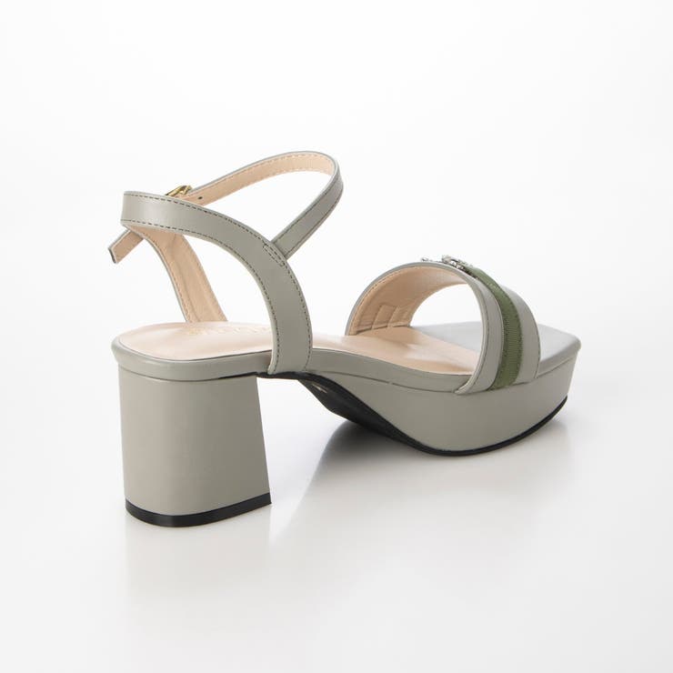 Realta(レアルタ)ビジューチェーンチャンキーヒールサンダル | Mafmof | 詳細画像17 