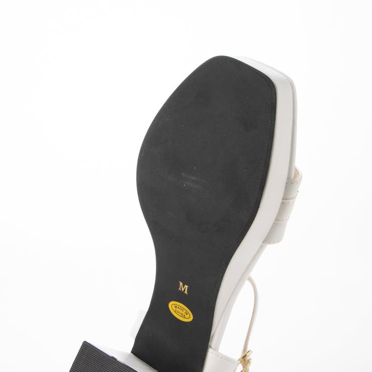 Realta(レアルタ)ビジューチェーンチャンキーヒールサンダル | Mafmof | 詳細画像24 