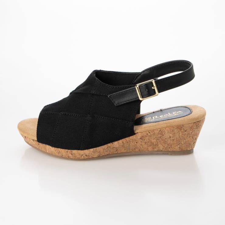 Mafmof(マフモフ)らくふわやわらかソールパッチワークウェッジサンダル | Mafmof | 詳細画像5 