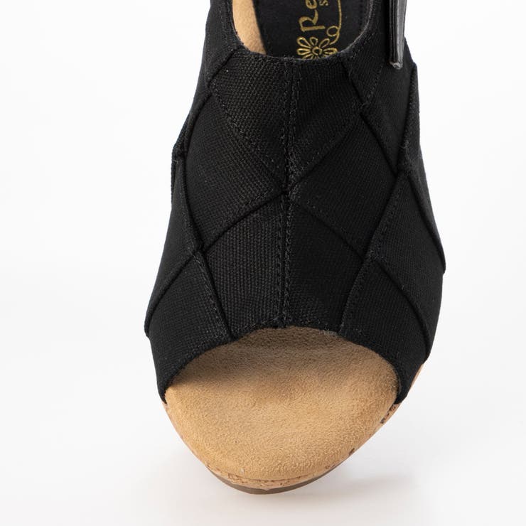 Mafmof(マフモフ)らくふわやわらかソールパッチワークウェッジサンダル | Mafmof | 詳細画像14 