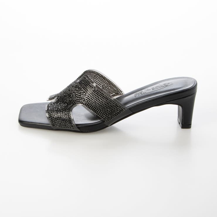 Realta(レアルタ)スクエアトゥキラキラビジューミュールサンダル | Mafmof | 詳細画像6 