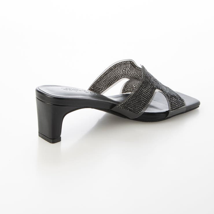 Realta(レアルタ)スクエアトゥキラキラビジューミュールサンダル | Mafmof | 詳細画像12 