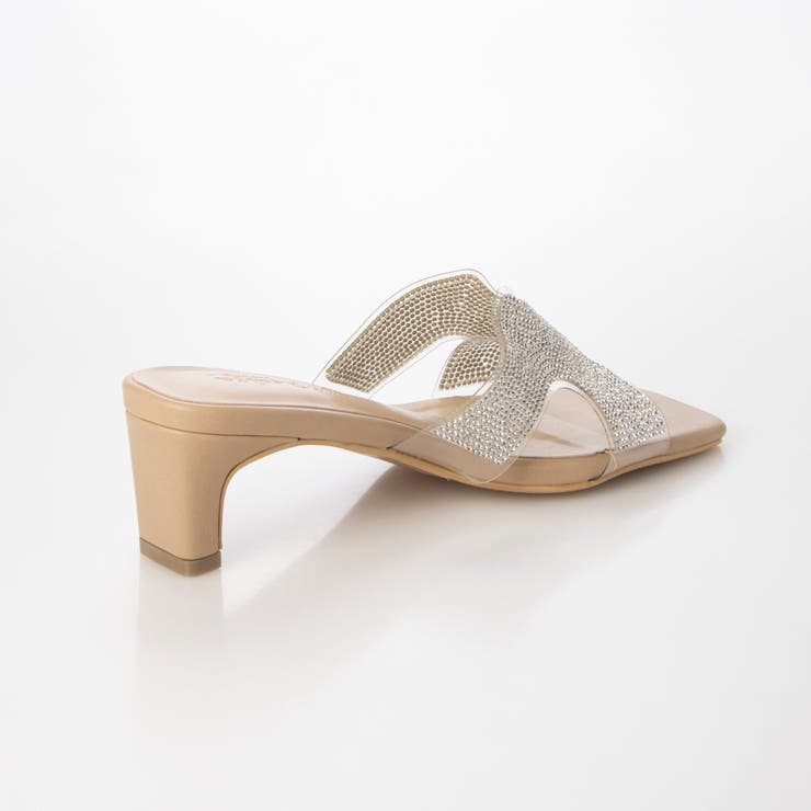 Realta(レアルタ)スクエアトゥキラキラビジューミュールサンダル | Mafmof | 詳細画像13 