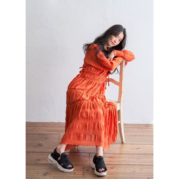 Realta(レアルタ)クッショニングソール厚底エアー底スポーツサンダル | Mafmof | 詳細画像6 