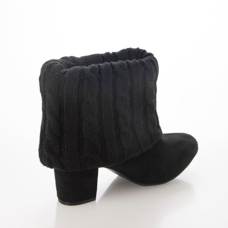 Realta(レアルタ)6cmヒールニットショートブーツ | Mafmof | 詳細画像13 