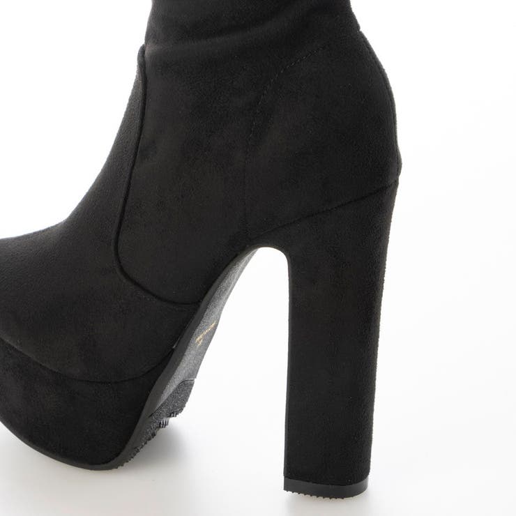 Mafmof(マフモフ)13.5cmヒールストーム入りストレッチロングブーツ | Mafmof | 詳細画像14 