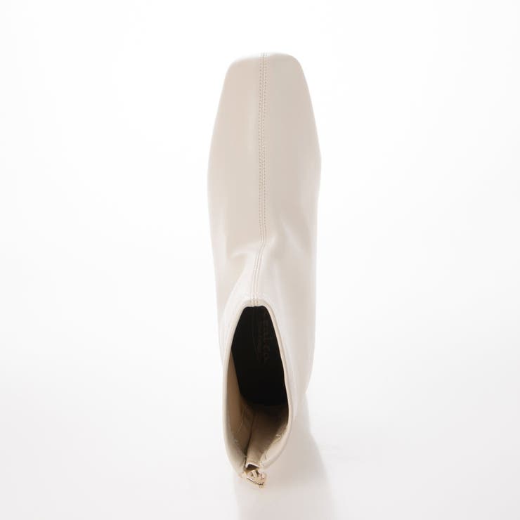 Realta(レアルタ)5cmヒールスクエアトゥストレッチショートブーツ | Mafmof | 詳細画像11 