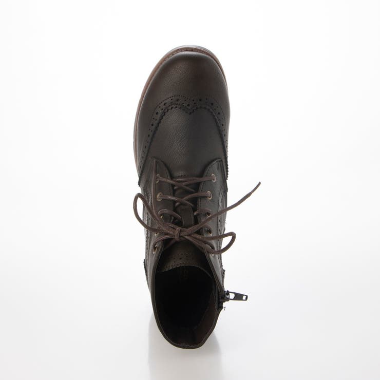 Realta(レアルタ)3cmヒールトラッドカジュアルレースアップブーツ | Mafmof | 詳細画像14 