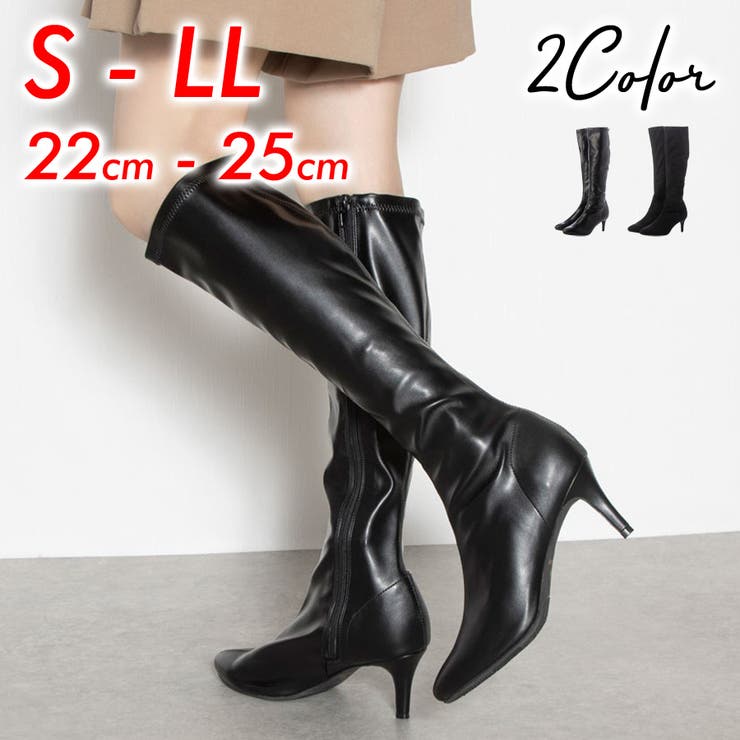 ElvisLuce(エルビスルーチェ)6 5cmヒールソフトポインテッドトゥロン… | Mafmof | 詳細画像1 