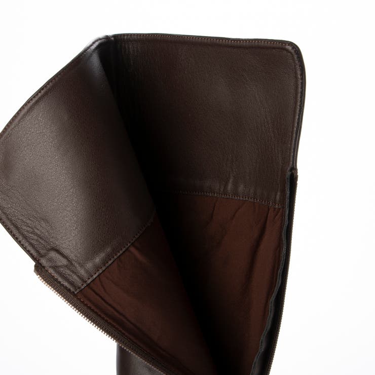 Realta(レアルタ)3.5cmヒールスクエアトゥワイドロングブーツ | Mafmof | 詳細画像15 