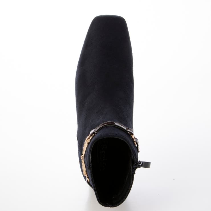 Realta(レアルタ)6cmプレートヒール２WAYビット異素材MIXショートブ… | Mafmof | 詳細画像14 