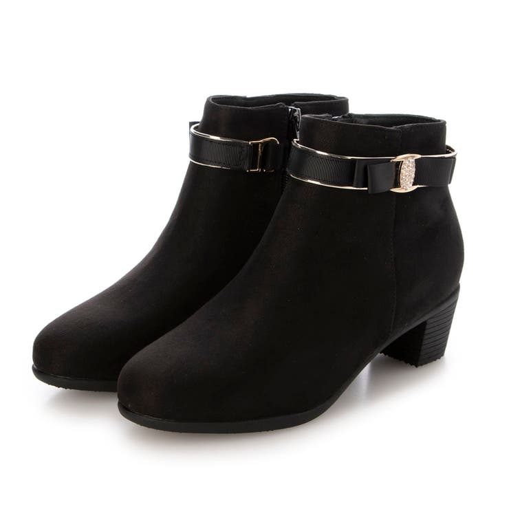 ブラック・スエード | Realta(レアルタ)4 5cmソール高グリップ機能リボンベルト2WAYショー… | Mafmof