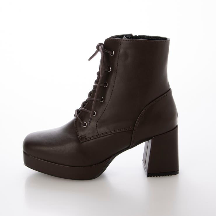 Realta(レアルタ)6.5cmヒールストームレースアップショートブーツ | Mafmof | 詳細画像15 