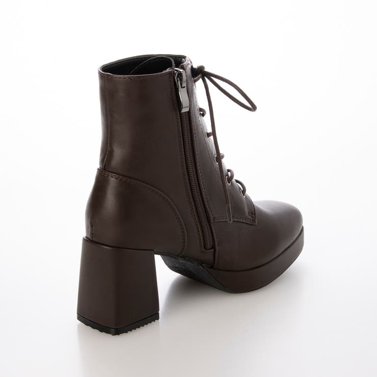 Realta(レアルタ)6.5cmヒールストームレースアップショートブーツ | Mafmof | 詳細画像17 