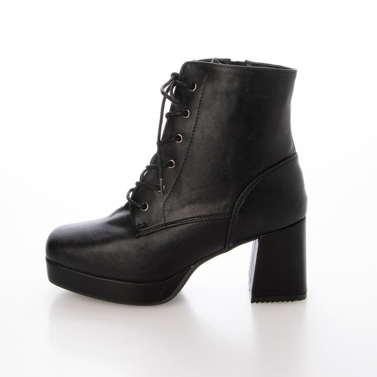 Realta(レアルタ)6.5cmヒールストームレースアップショートブーツ | Mafmof | 詳細画像14 