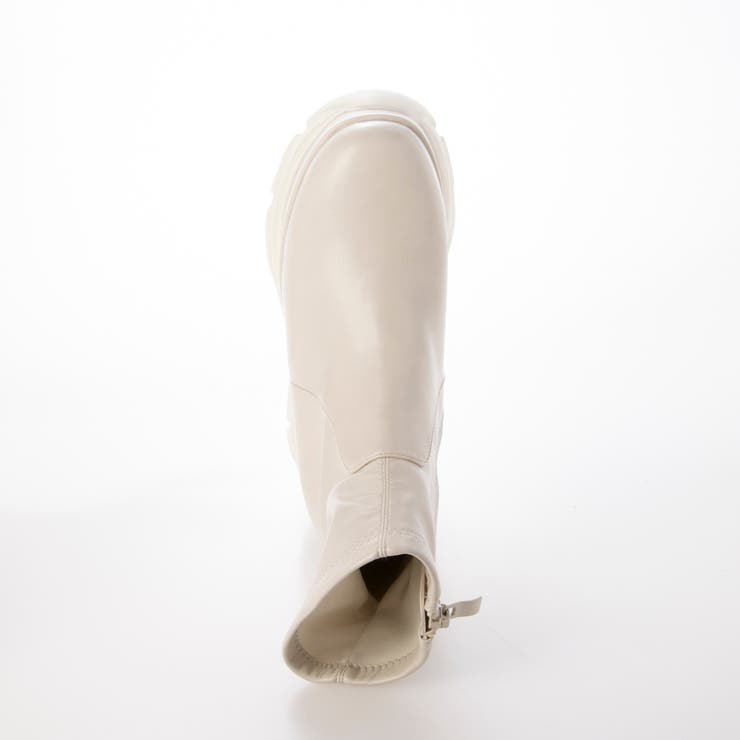 Mafmof(マフモフ)10cm厚底ボリュームソールストレッチショートブーツ | Mafmof | 詳細画像13 