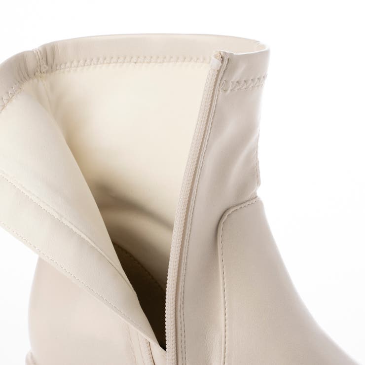 Mafmof(マフモフ)10cm厚底ボリュームソールストレッチショートブーツ | Mafmof | 詳細画像15 