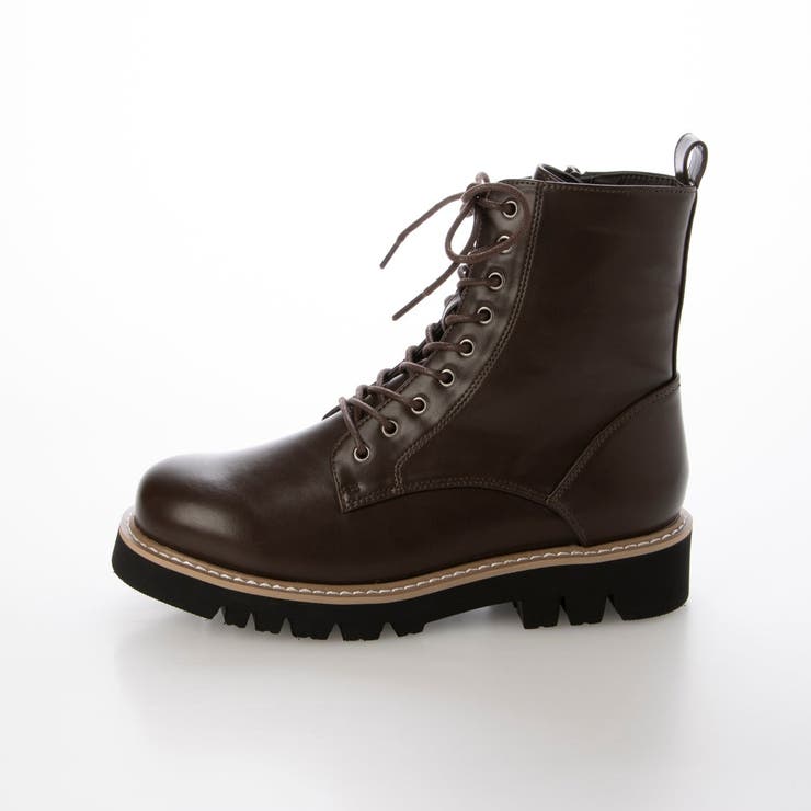 Realta(レアルタ)4cm厚底ビブラムソールレースアップショートブーツ | Mafmof | 詳細画像10 