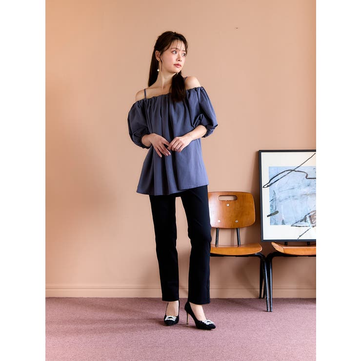 Mafmof(マフモフ)ビジュー付きポインテッドトゥヒールパンプス | Mafmof | 詳細画像3 