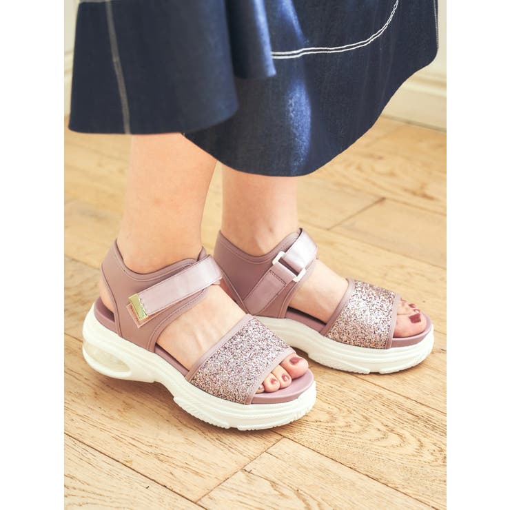 Realta(レアルタ)クッショニングソール厚底エアー底スポーツサンダル | Mafmof | 詳細画像15 