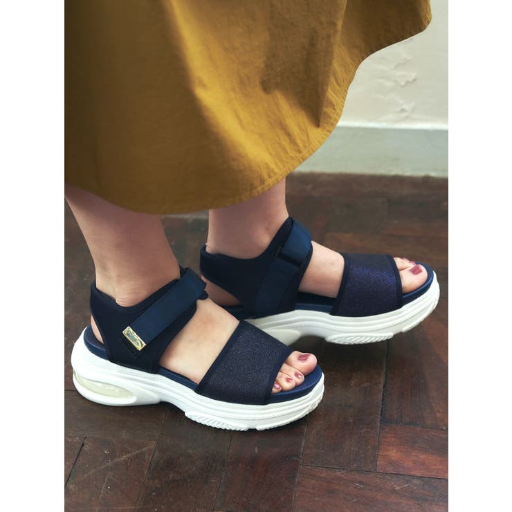 Realta(レアルタ)クッショニングソール厚底エアー底スポーツサンダル | Mafmof | 詳細画像24 